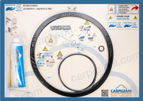 Tune-Up Kit for RTX & TRU-2 Batch Freezers | IC193-019420