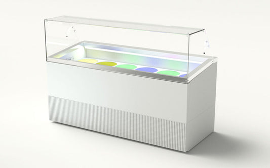 Cold Wall Gelato Display Case